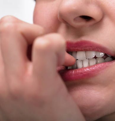 Nail biting